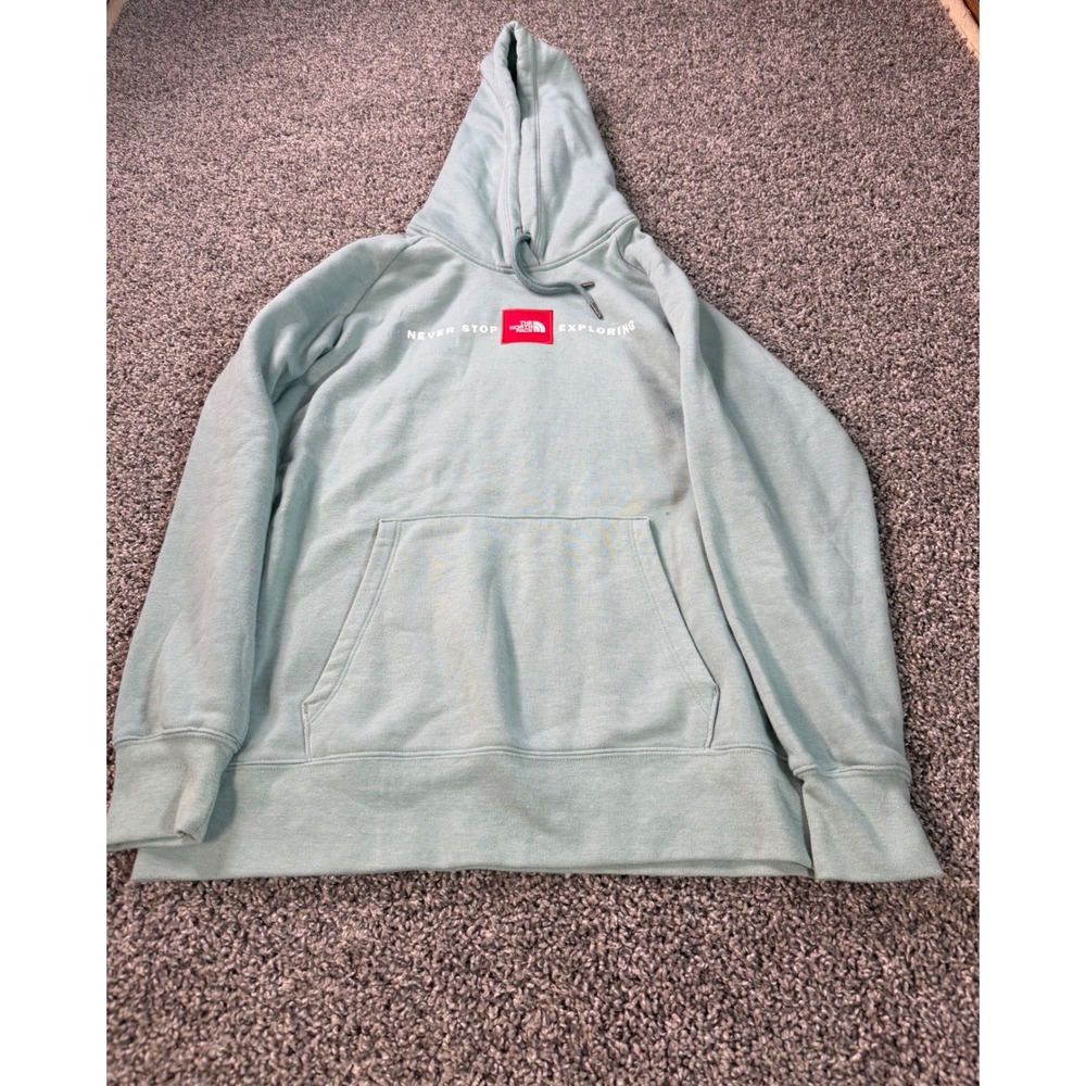 The North Face Pullover Hoodie Women's Size Large Blue Outdoor